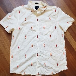 NWT american eagle casual hot sauce shirt